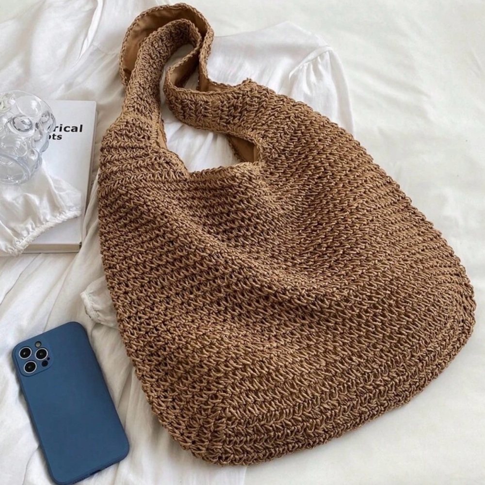 Raffia Beach Bag